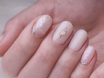 ネイルズ バイ ユイ 外苑前(Nails by Yui)/シンプルミラーアート