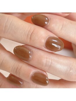 うるチュルワンカラーネイル