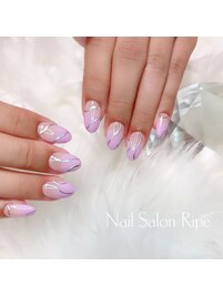 海外ネイル/グラデーション