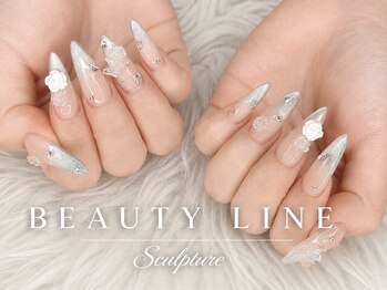 ビューティーライン 横浜店(BEAUTY LINE)の写真/【豊富なパーツとカラーで選ぶ楽しさ無限大☆】ケア重視の美爪サロンで魅せる大人女子ネイルへ♪