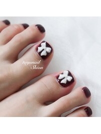 ガーリーフットリボンネイル