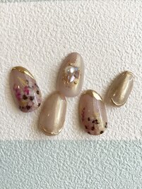 5.6月CP ボタニカルネイル