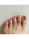 [Foot]ミラー、オーロラネイル