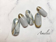 アメリ(Amelie)/大理石/ミラー/ワンカラー