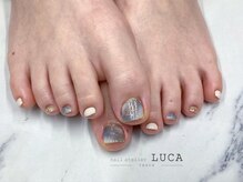 ネイルアトリエルカ(nail atelier LUCA)/W-762 大人上品ニュアンスフット