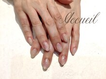アクイユ 銀座店(ACCUEIL)/ふわふわニュアンスネイル