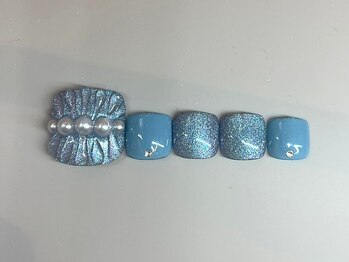 季節限定フットネイル