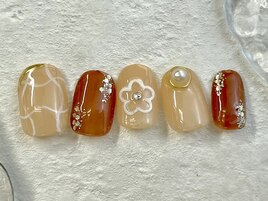 フラワーネイル【¥8800】