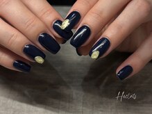 エクラス 銀座(Heclats)/ワンカラー/ネイビー/ミラー