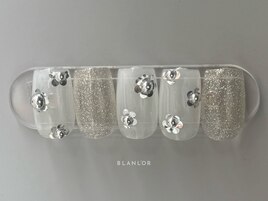 フラッシュ　ホロフラワーネイル