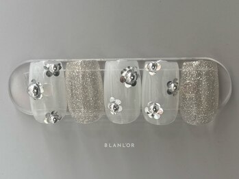 フラッシュ　ホロフラワーネイル