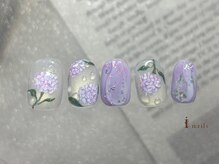 アイネイルズ 横浜EAST店(I-nails)/紫陽花梅雨ネイル