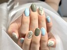 華やかネイルコース　¥7500