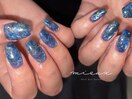 夜空ネイル