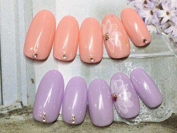 ネイルサロン キャンディネイル(Candy Nail)/垂らしこみアート by石塚