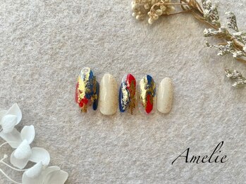 アメリ(Amelie)/和柄/ゴールド/ワンカラー