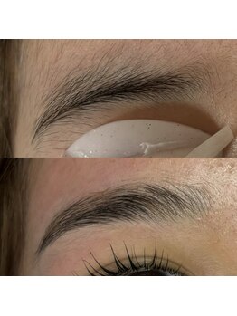ノズ(NOZ)/アイブロウBefore/After