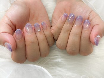 パープルラメグラ