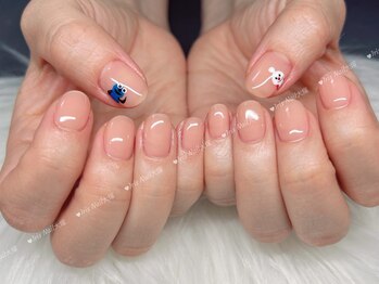 可愛い手描きアートネイル大塚駅