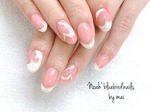 ノアブルーバードネイルズ(Noah' bluebird .nails)/ハートフレンチネイル