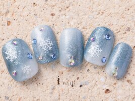 ニュアンス雪ネイル8980円