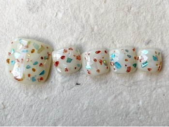 アイネイルズ 梅田店(I nails)/カラフルシェルネイル¥9200