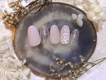 こはるびより/小花ネイル