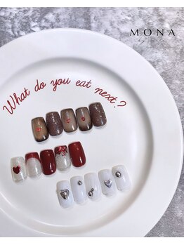 イー(iii)/バレンタインネイル