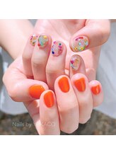 リグネイルスタジオ(Lig nail studio)/左右非対称ネイル
