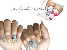 ジュエリーネイル タカコ(Jewelry nail TAKAKO)/夏モチーフ盛りだくさんネイル