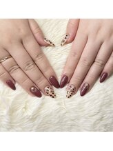 インプレス 鶴見店(Impress)/ヒョウ柄ネイル