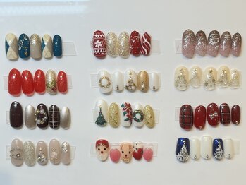 ネイルファクトリー 横浜ベイクォーター店/クリスマスネイル