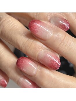 トゥーネイル(to nail)/マグネットグラデーションネイル