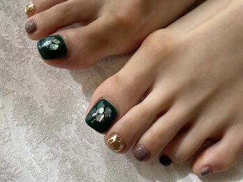 シーム(SeaMu)の写真/◆Footネイル×角質スパ◆ネイルだけでなく角質ケアでツルツルの自信のある素足へ♪