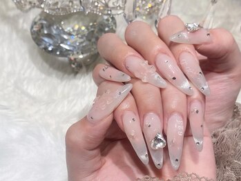 春ネイル☆マグネットネイル