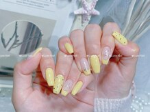 リュクス(LUXE)/バダーイエロー　オフィスネイル