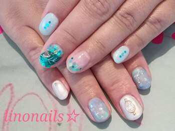 リノネイルズ(linonails)/☆梅雨ネイル☆