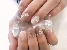 ココロバ ネイルアンドビューティーサロン(COCOLOBA)/グレージュグラデ☆