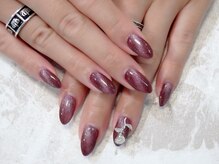 ラルネイル 大宮(Lull. nail)/＃マグネット＃ボルドー＃薔薇