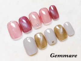 桜ピンクマグネットネイル