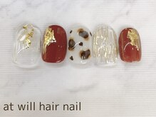 アット ウィル ヘアー ネイル(at will hair nail)/定額デザインRich¥7,040(竹蓋)