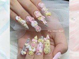 ふわふわ天使ネイル