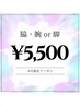 6月限定★脱毛【脇・腕or脚】¥5,500