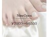 【初回限定価格☆フットネイル】『Foot』ワンカラーネイル 　￥7000⇒￥6500