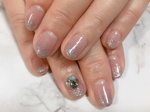 ミーレン ネイルサロン(Miren)/グレージュのカラーグラデ
