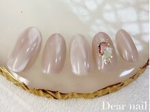 ディア ネイル(Dear nail)/グレージュ×シェル