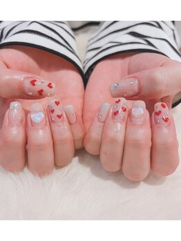 バレンタイン★ハート★ネイル