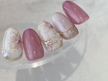 ネイルアバンス 鳳店(Nail AVANCE.)/【3月sample 大黒design】
