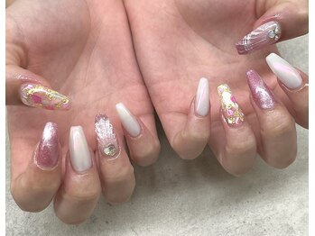 ネイルサロン ドゥ(Nail Salon Doux)/【ほり】ぷっくりネイル