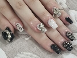 ジェルアートつけ放題¥8000